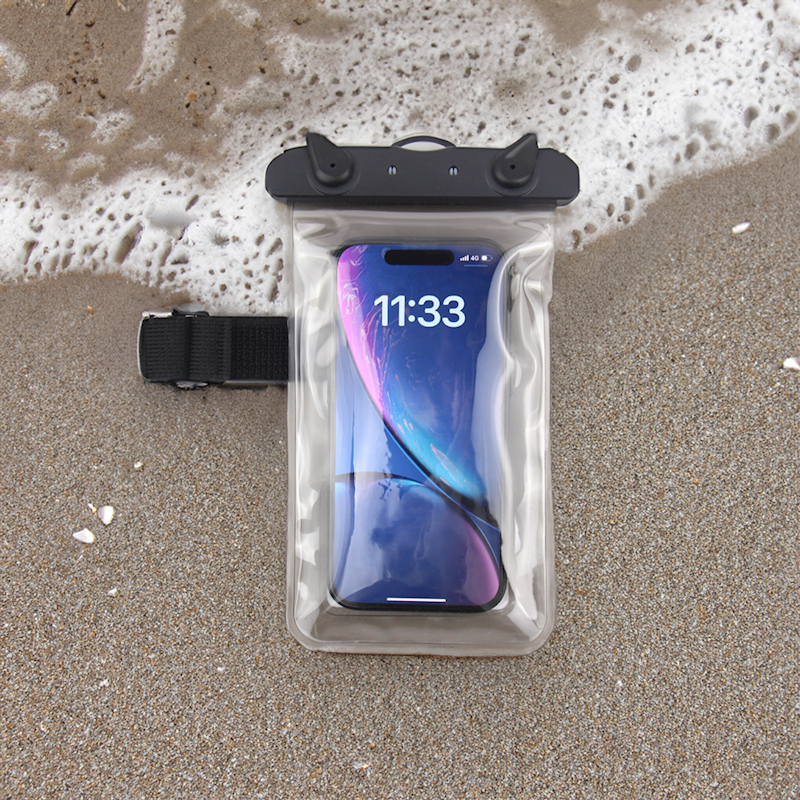 Αδιάβροχη Θήκη / Θήκη Μπράτσου Waterproof Case Universal μέχρι 6.8" Transparent