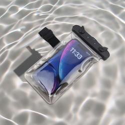 Αδιάβροχη Θήκη / Θήκη Μπράτσου Waterproof Case Universal μέχρι 6.8" Transparent