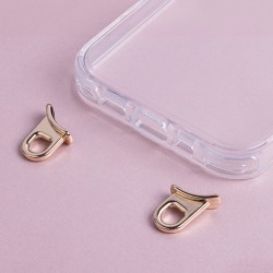 Θήκη Hook Case Samsung Galaxy A55 SM-A556 Clear / Gold