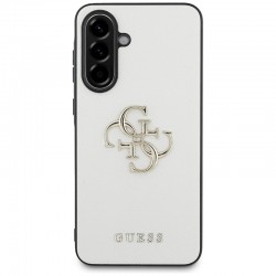 Θήκη Guess HC PU Grained Big 4G and Classic Logo Case Samsung Galaxy A56 SM-A566 / A36 SM-A366 5G Beige