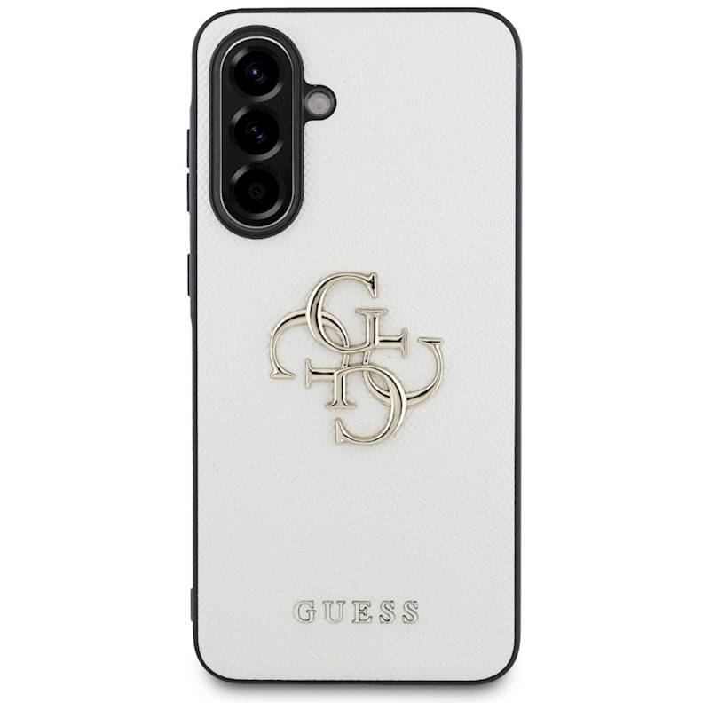 Θήκη Guess HC PU Grained Big 4G and Classic Logo Case Samsung Galaxy A56 SM-A566 / A36 SM-A366 5G Beige