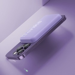 Εξωτερική Μπαταρία Benks Powerbank 6000mAh MP10 - Type C - Magnetic With Induction Charging Purple Εξωτερική Μπαταρία Benks Powerbank 6000mAh MP10 - Type C - Magnetic With Induction Charging Purple