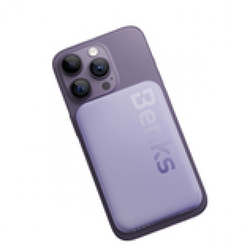 Εξωτερική Μπαταρία Benks Powerbank 6000mAh MP10 - Type C - Magnetic With Induction Charging Purple Εξωτερική Μπαταρία Benks Powerbank 6000mAh MP10 - Type C - Magnetic With Induction Charging Purple