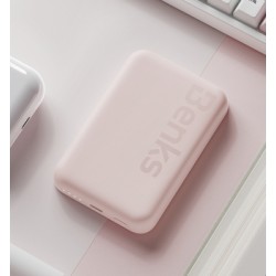 Εξωτερική Μπαταρία Benks Powerbank 6000mAh MP10 - Type C - Magnetic With Induction Charging Pink Εξωτερική Μπαταρία Benks Powerbank 6000mAh MP10 - Type C - Magnetic With Induction Charging Pink