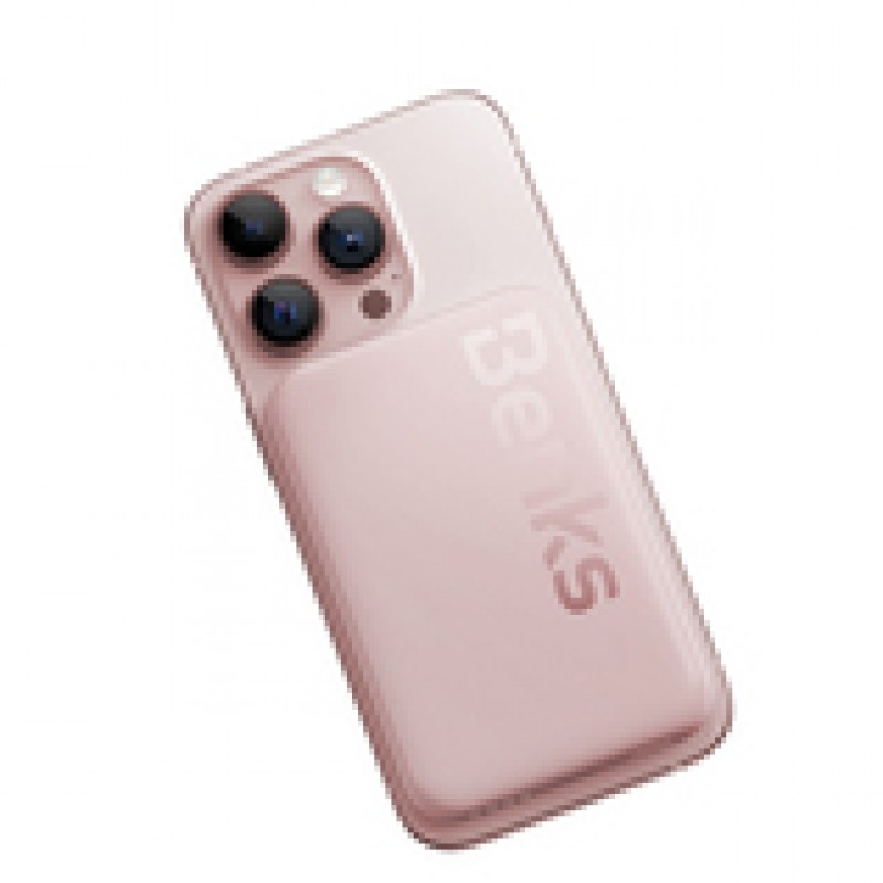 Εξωτερική Μπαταρία Benks Powerbank 6000mAh MP10 - Type C - Magnetic With Induction Charging Pink Εξωτερική Μπαταρία Benks Powerbank 6000mAh MP10 - Type C - Magnetic With Induction Charging Pink
