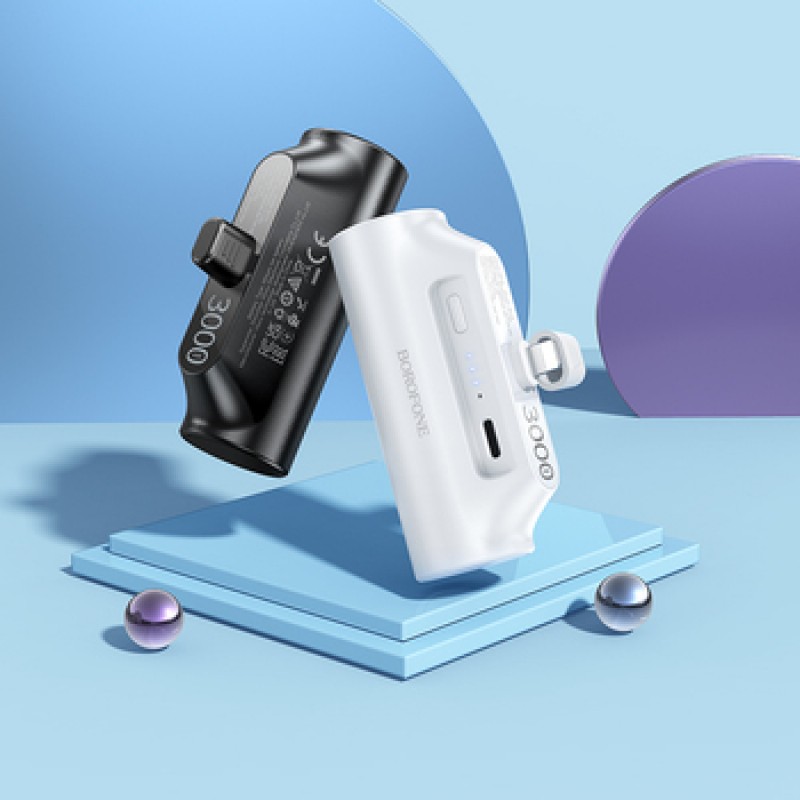 Εξωτερική Μπαταρία Borofone Powerbank 3000mAh BJ73 Honest Lightning Black