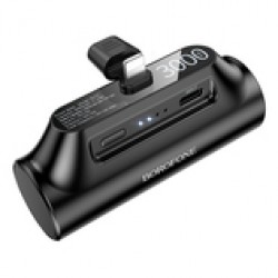 Εξωτερική Μπαταρία Borofone Powerbank 3000mAh BJ73 Honest Lightning Black