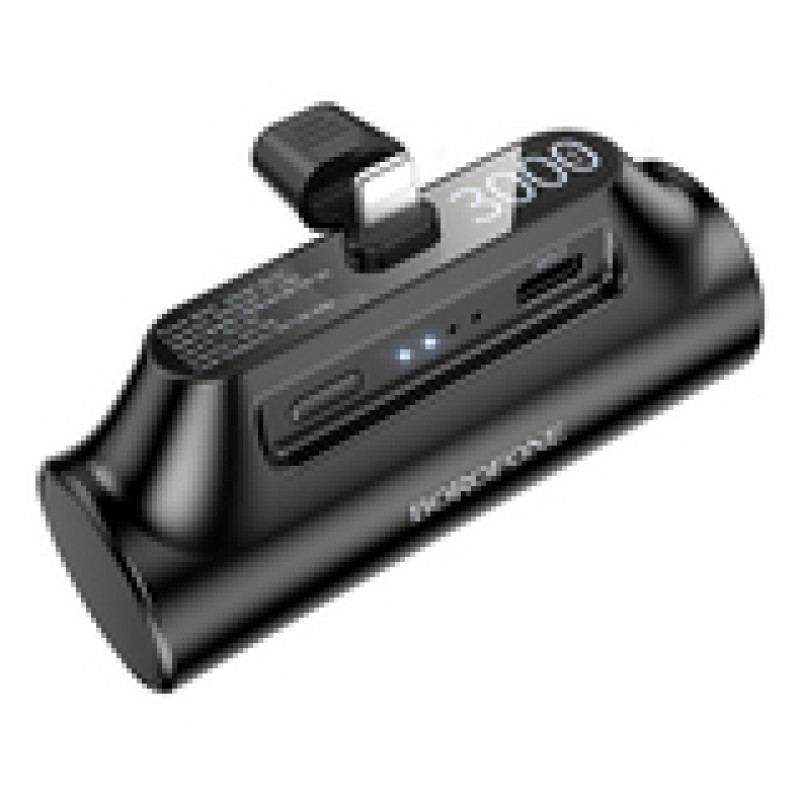 Εξωτερική Μπαταρία Borofone Powerbank 3000mAh BJ73 Honest Lightning Black