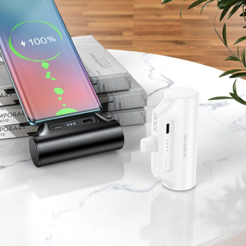 Εξωτερική Μπαταρία Borofone Powerbank 3000mAh BJ73 Honest Type C Black