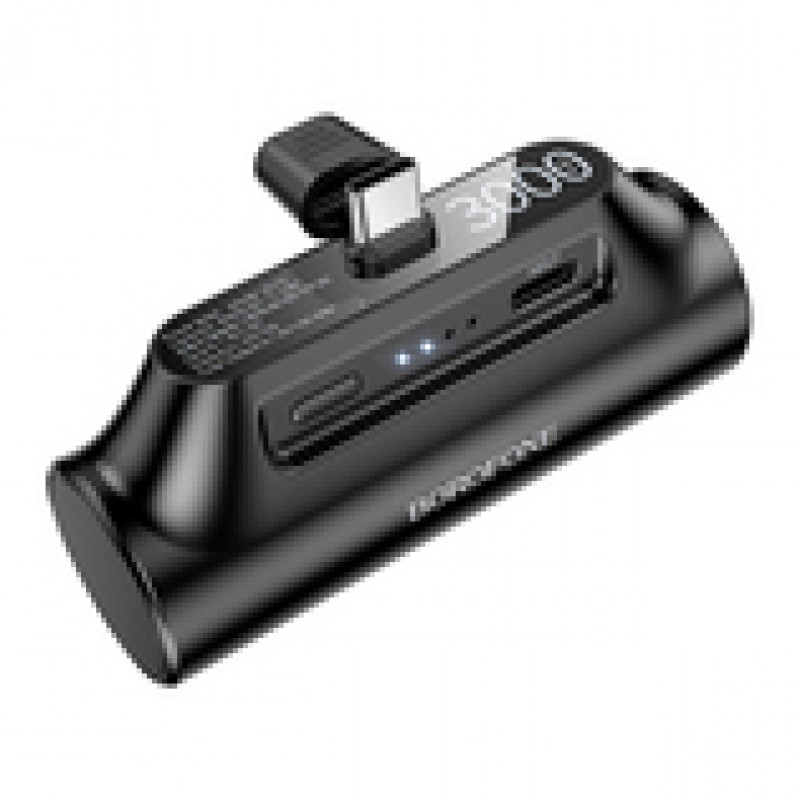 Εξωτερική Μπαταρία Borofone Powerbank 3000mAh BJ73 Honest Type C Black