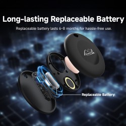 Lifemate/MiLi GPS Bluetooth LifeTag Tracker HD-P16-3 Android Black