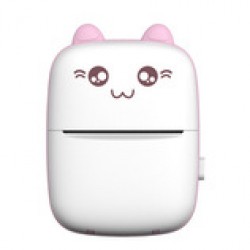 Φορητός Εκτυπωτής Mini Bluetooth Thermal Printer For Photos Notes White-Pink Φορητός Εκτυπωτής Mini Bluetooth Thermal Printer For Photos Notes White-Pink