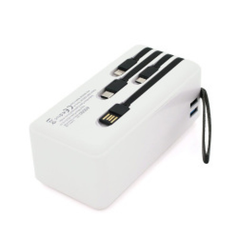 Εξωτερική Μπαταρία Hepu XL Powerbank 40.000 mAh 4x USB-A / 2x TYP-C / 2x Micro USB White