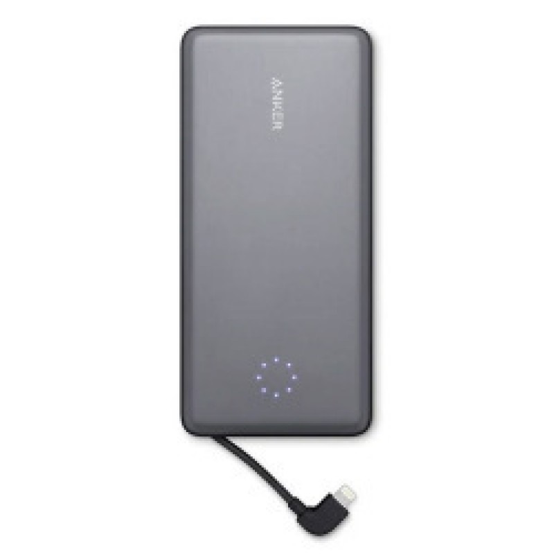 Εξωτερική Μπαταρία ANKER Powerbank 10.000mAh Lightning Cable PowerCore Pro Black