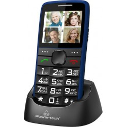 POWERTECH Sentry Eco PTM-25 Dual Sim, SOS με Φακό Blue