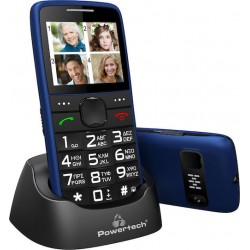POWERTECH Sentry Eco PTM-25 Dual Sim, SOS με Φακό Blue