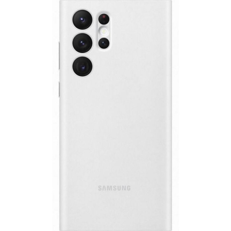 Θήκη Samsung Clear View Cover EF-ZS908CWE Samsung Galaxy S22 Ultra 5G S908 White (Original)