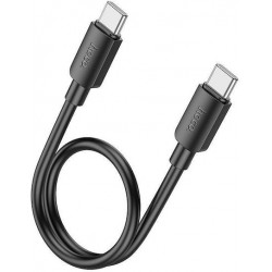 Καλώδιο Data Hoco X96 Hyper Charging Data Cable 60W Type-C to Type-C 0.25m Black