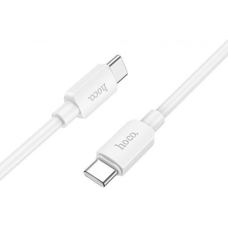 Καλώδιο Data Hoco X96 Hyper Charging Data Cable 60W Type-C to Type-C 0.25m White
