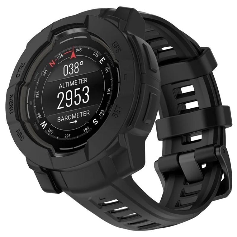 Θήκη TPU Protective Cover Garmin Instinct 3 (45mm) Black