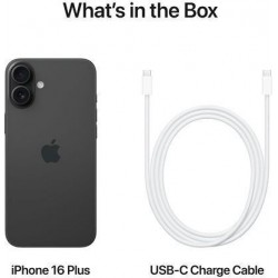 Apple iPhone 16 Plus 5G GR (8GB/128GB) Black με 2 Χρόνια Εγγύηση Apple iPhone 16 Plus 5G GR (8GB/128GB) Black με 2 Χρόνια Εγγύηση