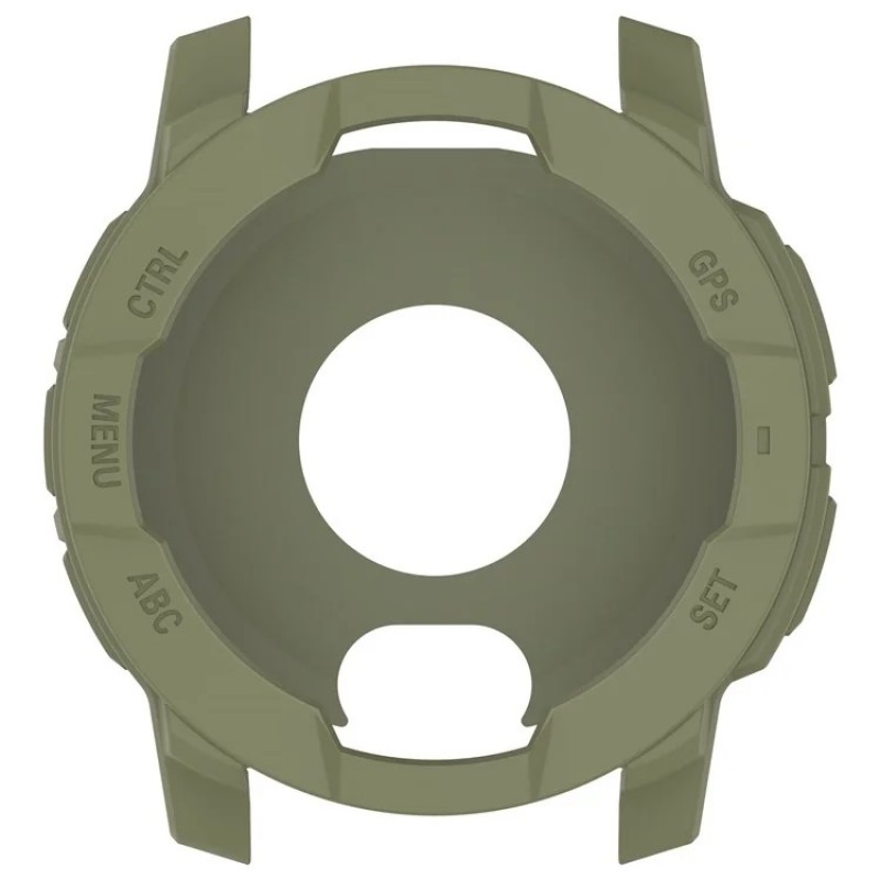 Θήκη TPU Protective Cover Garmin Instinct 3 (50mm) Dark Green