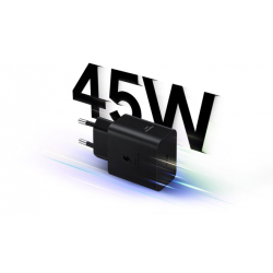 Φορτιστής Ταξιδιού Samsung Wall Adapter USB-C 45W EP-T4511XBE + USB-C Data Cable Black Φορτιστής Ταξιδιού Samsung Wall Adapter USB-C 45W EP-T4511XBE + USB-C Data Cable Black