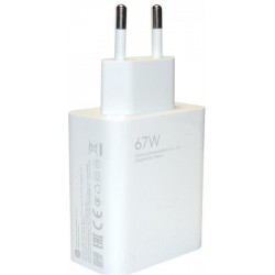 Φορτιστής Ταξιδιού Xiaomi Charger USB A Wall Adapter MDY-12-EH 67W - USB-C 6A Data Cable White (Bulk)