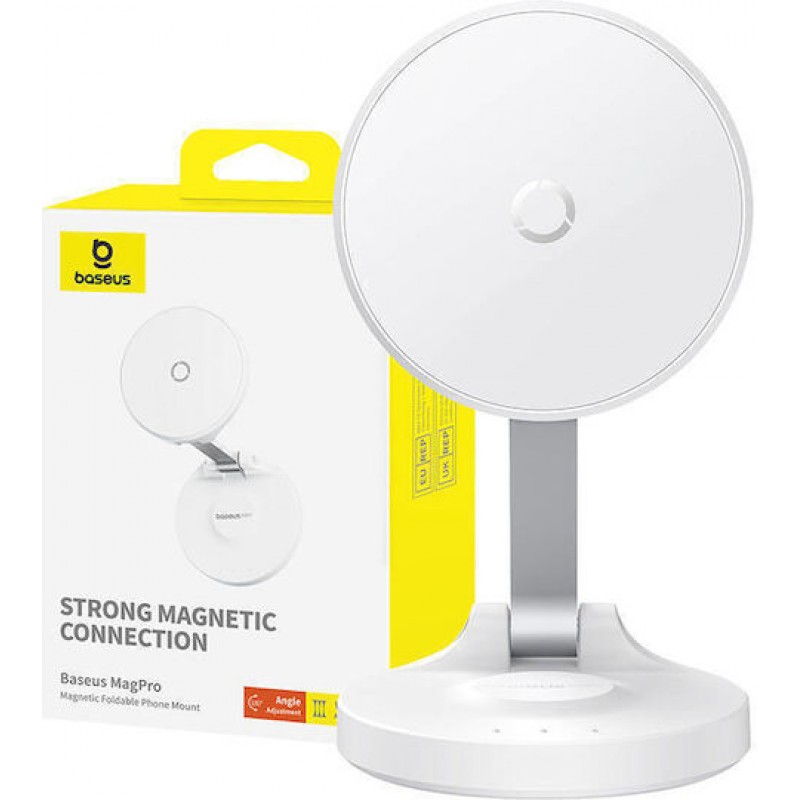 Βάση Αυτοκινήτου Baseus MagPro Magnetic Foldable Phone Mount Cluster White