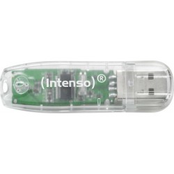 Intenso USB 2.0 Stick 32GB Rainbow Line Transparent  (NSO3502480)