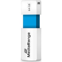  MediaRange USB 2.0 Flash Drive, Color Edition, Light Blue, 64GB (MR974)