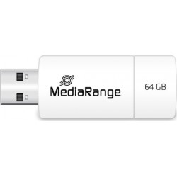 MediaRange USB 2.0 Flash Drive, Color Edition, Light Blue, 64GB (MR974)