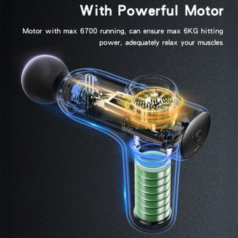 Yesido Massager MG01 Massage Gun Black Yesido Massager MG01 Massage Gun Black