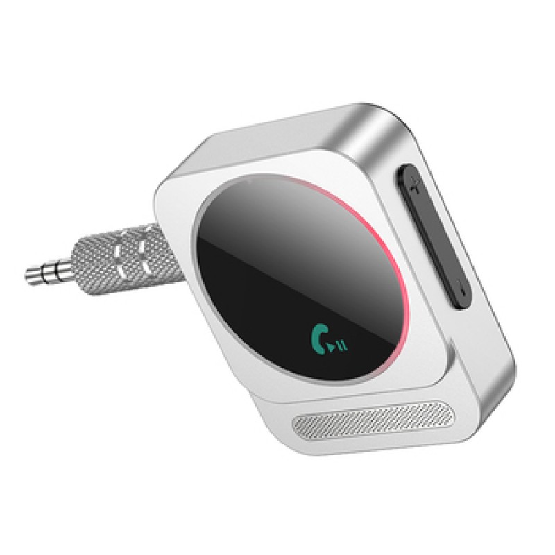 Bluetooth Αυτοκινήτου Borofone Audio Bluetooth Receiver Aux BC52 True Way Silver Bluetooth Αυτοκινήτου Borofone Audio Bluetooth Receiver Aux BC52 True Way Silver