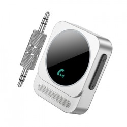 Bluetooth Αυτοκινήτου Borofone Audio Bluetooth Receiver Aux BC52 True Way Silver Bluetooth Αυτοκινήτου Borofone Audio Bluetooth Receiver Aux BC52 True Way Silver