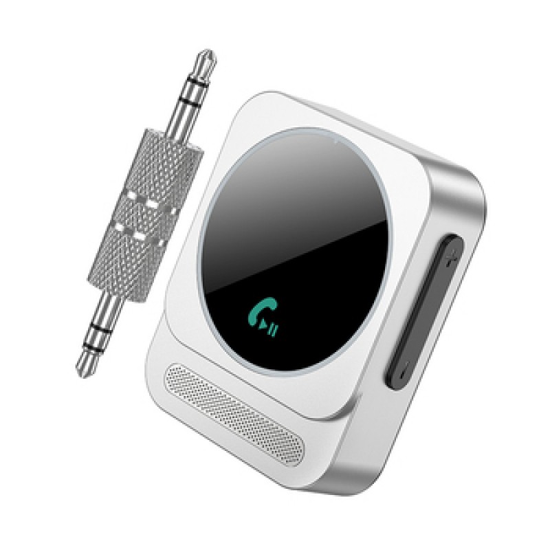 Bluetooth Αυτοκινήτου Borofone Audio Bluetooth Receiver Aux BC52 True Way Silver Bluetooth Αυτοκινήτου Borofone Audio Bluetooth Receiver Aux BC52 True Way Silver