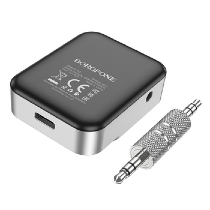 Bluetooth Αυτοκινήτου Borofone Audio Bluetooth Receiver Aux BC52 True Way Silver Bluetooth Αυτοκινήτου Borofone Audio Bluetooth Receiver Aux BC52 True Way Silver