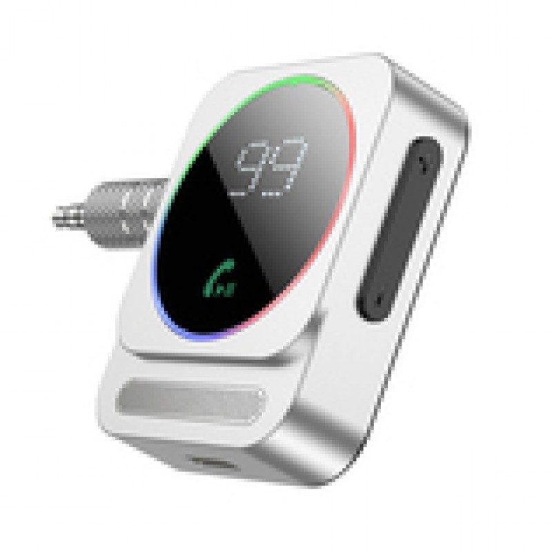 Bluetooth Αυτοκινήτου Borofone Audio Bluetooth Receiver Aux BC52 True Way Silver Bluetooth Αυτοκινήτου Borofone Audio Bluetooth Receiver Aux BC52 True Way Silver