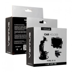 Βάση Αυτοκινήτου Vennus  O 11 Mini DVD Air Vent and Windshield Mount Black
