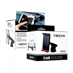 Βάση Αυτοκινήτου Vennus Car Holder VCH11 Windshield Mount Black Βάση Αυτοκινήτου Vennus Car Holder VCH11 Windshield Mount Black