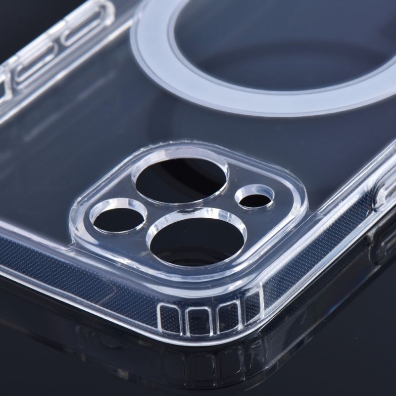 Θήκη Clear Mag Cover Case With Magsafe iPhone 16e (6.1") Transparent
