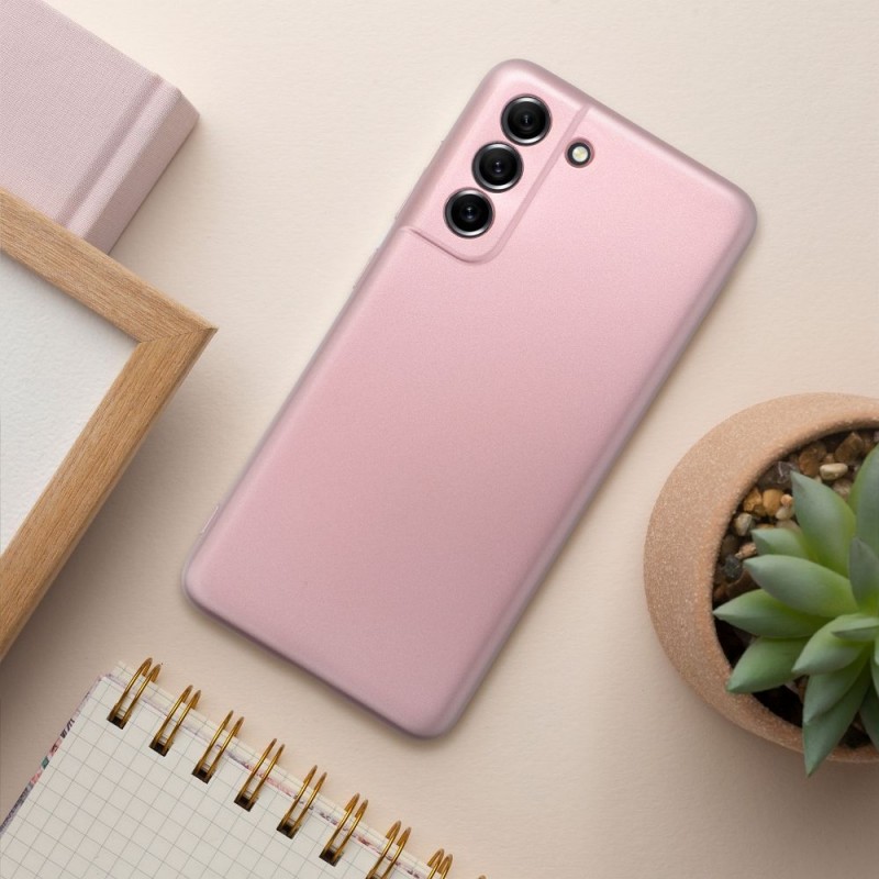 Θήκη Metallic Case Samsung Galaxy A52 SM-A525/ A52 5G SM-A526/ A52s SM-A528B Pink