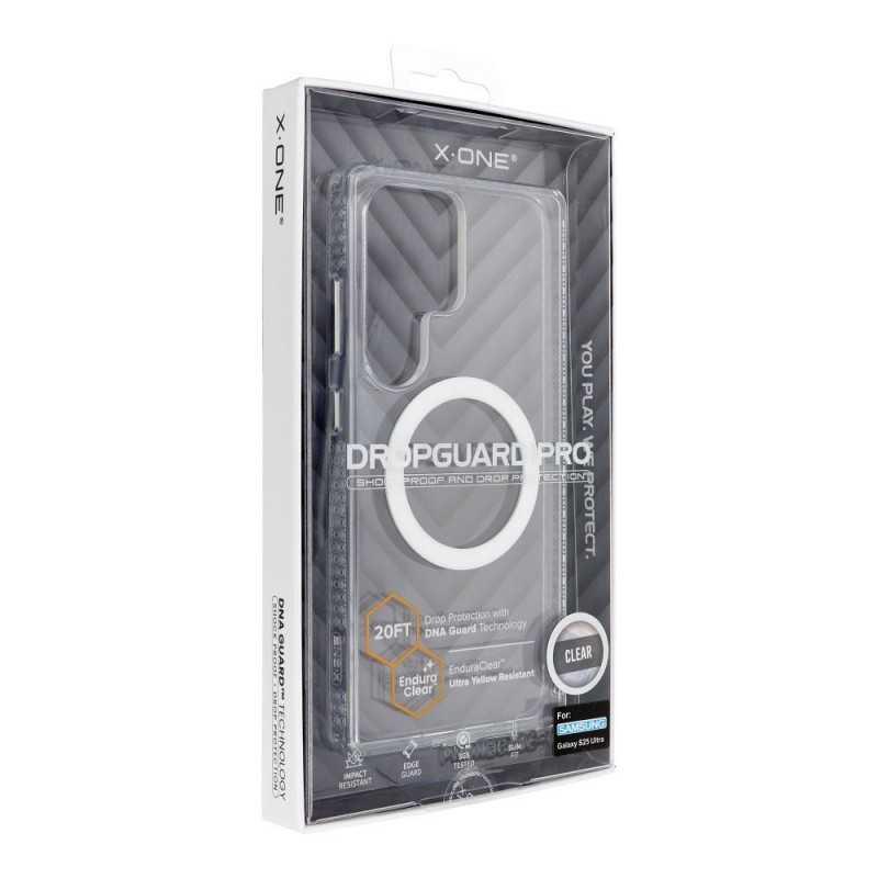 Θήκη X-ONE Dropguard Magnetic Case Pro With Magsafe Samsung Galaxy S25 Ultra S938 Clear