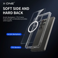Θήκη X-ONE Dropguard Magnetic Case Pro With Magsafe Samsung Galaxy S25 Ultra S938 Clear