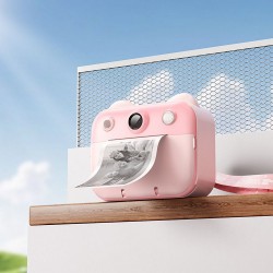 Κάμερα Hoco Digital Kids Camera with Printer And Selfie Function DV204 Pink Κάμερα Hoco Digital Kids Camera with Printer And Selfie Function DV204 Pink