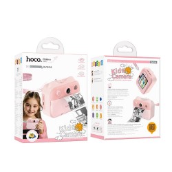 Κάμερα Hoco Digital Kids Camera with Printer And Selfie Function DV204 Pink Κάμερα Hoco Digital Kids Camera with Printer And Selfie Function DV204 Pink