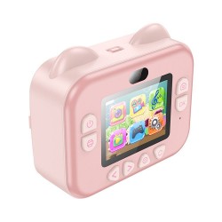 Κάμερα Hoco Digital Kids Camera with Printer And Selfie Function DV204 Pink Κάμερα Hoco Digital Kids Camera with Printer And Selfie Function DV204 Pink