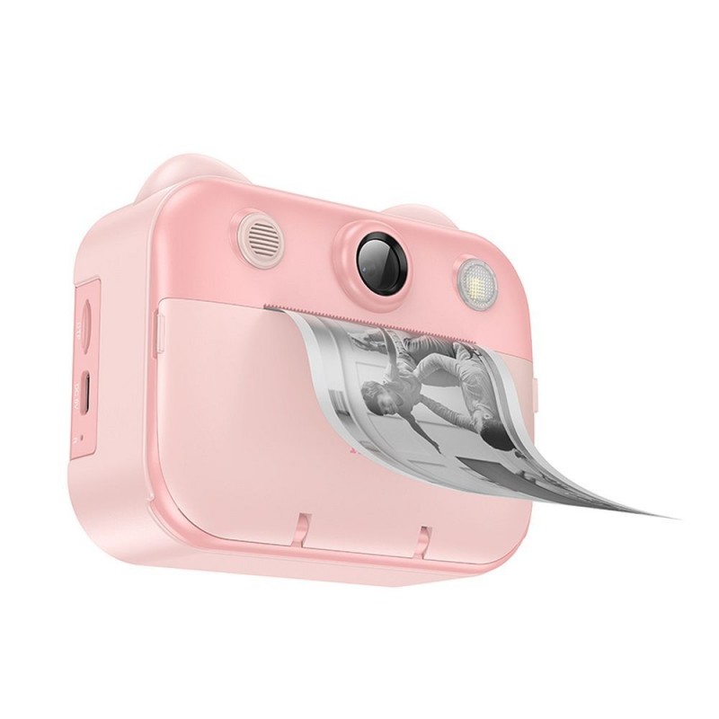 Κάμερα Hoco Digital Kids Camera with Printer And Selfie Function DV204 Pink Κάμερα Hoco Digital Kids Camera with Printer And Selfie Function DV204 Pink