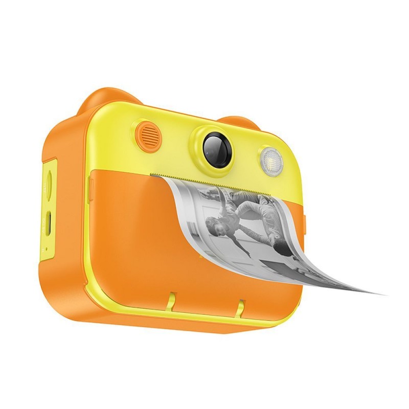 Κάμερα Hoco Digital Kids Camera with Printer And Selfie Function DV204 Yellow