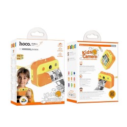 Κάμερα Hoco Digital Kids Camera with Printer And Selfie Function DV204 Yellow